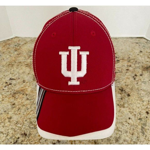 Adidas Indiana University Hoosiers Adult Ball Cap Fitted L/XL - Picture 2 of 10